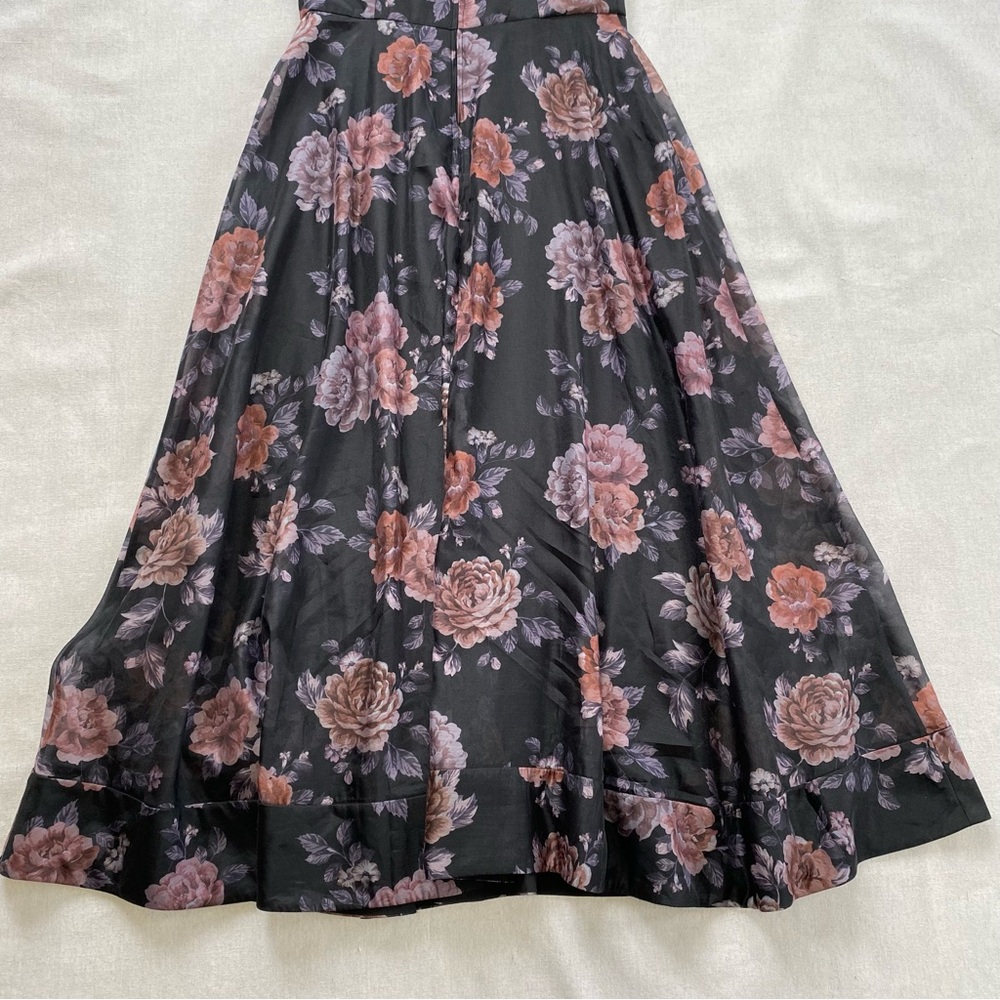 Keepsake Atomic Floral Strapless A-Line Dress Sweetheart - Picture 11 of 13